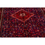 Arak Persian Rug 10x5 ft - Semi Antique Medallion Crimson, Red Hand Knotted | back view | SKU 112181