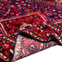 Arak Persian Rug 10'4" x 5'2" - Semi Antique Medallion Crimson, Red Hand Knotted | detail view | SKU 112181
