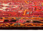 Ahar Persian Rug 10x3 ft - 25-40 Years Medallion (Toranj), Geometric Red, Madder Red, Burgundy Hand Knotted | side view | SKU 110026