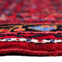 Hosseinabad Persian Rug 7x3 ft - Semi Antique Medallion Crimson, Ivory Hand Knotted | back view | SKU 112183