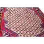 Songhor Persian Rug 6'7" x 4'7" - Semi Antique Geometric Red, Blue Hand Knotted | back view | SKU 112187