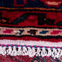 Malayer Persian Rug 9x5 ft - Semi Antique Medallion Red, Blue Hand Knotted | pile detail | SKU 112190