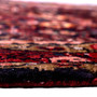 Hamadan Persian Rug 10'4" x 3'9" - Semi Antique Afshan Red, Blue Hand Knotted | side view | SKU 112200