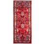 Hamadan Persian Rug 9x3 ft - Semi Antique Afshan Red, Blue Hand Knotted | front view | SKU 112212