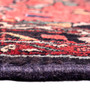 Hamadan Persian Rug 9'8" x 3'7" - Semi Antique Afshan Red, Blue Hand Knotted | back view | SKU 112213
