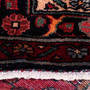 Hamadan Persian Rug 9x3 ft - Semi Antique Afshan Red, Blue Hand Knotted | pile detail | SKU 112213