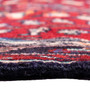 Hamadan Persian Rug 13'9" x 3'3" - Semi Antique Afshan Red, Blue Hand Knotted | side view | SKU 112214