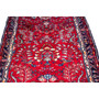 Hamadan Persian Rug 13x3 ft - Semi Antique Afshan Red, Blue Hand Knotted | back view | SKU 112214