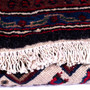 Kurdish Persian Rug 9x5 ft - Semi Antique Medallion Red, Blue Hand Knotted | pile detail | SKU 112219