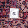 Arak Persian Rug 9'6" x 3'11" - Semi Antique Medallion Crimson, Red Hand Knotted | full view | SKU 112224