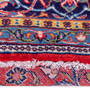 Sarouk Persian Rug 11'12" x 8'2" - Semi Antique Medallion Red, Blue Hand Knotted | pile detail | SKU 112226