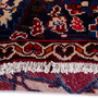 Bakhtiari Persian Rug 9'6" x 5'3" - Semi Antique Medallion Blue, Crimson Hand Knotted | pile detail | SKU 112227