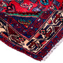 Hamadan Persian Rug 11'4" x 3'1" - Semi Antique Afshan Red, Blue Hand Knotted | detail view | SKU 112231
