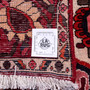 Bakhtiari Persian Rug 9x7 ft - Semi Antique Medallion Blue, Crimson Hand Knotted | full view | SKU 112234