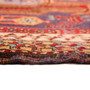 Ardabil Persian Rug 9x4 ft - New Medallion (Toranj), Geometric Madder Red, Navy Blue, Cream Hand Knotted | back view | SKU 110031