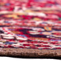 Tabriz Persian Rug 9'9" x 6'5" - Semi Antique Medallion Red, Cream Hand Knotted | side view | SKU 112247