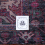 Hosseinabad Persian Rug 10'6" x 4'11" - Semi Antique Medallion Crimson, Ivory Hand Knotted | full view | SKU 112248