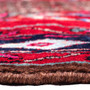 Songhor Persian Rug 10'10" x 5'7" - Semi Antique Geometric Red, Blue Hand Knotted | side view | SKU 112252