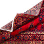 Vist Persian Rug 8'3" x 5'3" - Semi Antique Geometric Red, Beige Hand Knotted | back view | SKU 112255