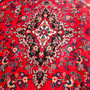 8' 6 x 5' 11 Hamadan Authentic Persian Hand Knotted Area Rug | Los Angeles Home of Rugs