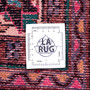 Hamadan Persian Rug 9x7 ft - Semi Antique Afshan Red, Blue Hand Knotted | full view | SKU 112259