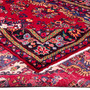 Hamadan Persian Rug 10'3" x 7'1" - Semi Antique Afshan Red, Blue Hand Knotted | detail view | SKU 112260