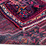 Tuyserkan Persian Rug 7x4 ft - Semi Antique Medallion Navy Blue, Blue Hand Knotted | detail view | SKU 112262