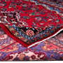 Hamadan Persian Rug 10'0" x 7'3" - Semi Antique Afshan Red, Blue Hand Knotted | detail view | SKU 112263
