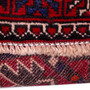 Quchan Persian Rug 9x4 ft - Semi Antique Medallion Red, Blue Hand Knotted | pile detail | SKU 112265