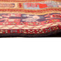 Ardabil Persian Rug 9x4 ft - Semi Antique Medallion Turquoise, White Hand Knotted | back view | SKU 110033