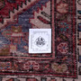 Hosseinabad Persian Rug 11x5 ft - Semi Antique Medallion Crimson, Ivory Hand Knotted | full view | SKU 112283