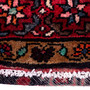 Arak Persian Rug 10x5 ft - Semi Antique Medallion Crimson, Red Hand Knotted | pile detail | SKU 112286