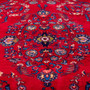 Vist Persian Rug 12'12" x 8'2" - Semi Antique Geometric Red, Beige Hand Knotted | back view | SKU 112288
