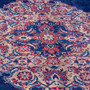 Hamadan Persian Rug 13'5" x 10'0" - Semi Antique Afshan Red, Blue Hand Knotted | side view | SKU 112290