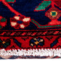 Nahavand Persian Rug 9'6" x 5'3" - Semi Antique Medallion Navy Blue, Red Hand Knotted | pile detail | SKU 112295