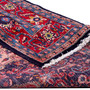 Songhor Persian Rug 9'7" x 5'1" - Semi Antique Geometric Red, Blue Hand Knotted | corner detail | SKU 112306