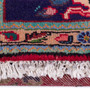 Tabriz Persian Rug 9'6" x 6'11" - Semi Antique Medallion Red, Cream Hand Knotted | pile detail | SKU 112309