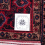 Songhor Persian Rug 8x4 ft - Semi Antique Geometric Red, Blue Hand Knotted | full view | SKU 112310