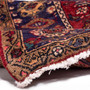 Gholtogh Persian Rug 6x4 ft - Semi Antique Medallion Geometric Crimson, Navy Blue, Madder Red Hand Knotted | corner detail | SKU 112312