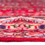 Tabriz Persian Rug 9'6" x 6'3" - Semi Antique Medallion Red, Cream Hand Knotted | back view | SKU 112315
