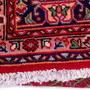 Tabriz Persian Rug 9'6" x 6'3" - Semi Antique Medallion Red, Cream Hand Knotted | pile detail | SKU 112315