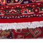 Tabriz Persian Rug 9'4" x 6'7" - Semi Antique Medallion Red, Cream Hand Knotted | side view | SKU 112316
