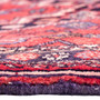 Gholtogh Persian Rug 3'11" x 2'7" - Semi Antique Medallion Crimson, Navy Blue Hand Knotted | side view | SKU 112323