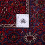 Gholtogh Persian Rug 5'1" x 3'5" - Semi Antique Medallion Crimson, Navy Blue Hand Knotted | full view | SKU 112328