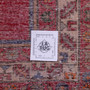 Azerbaijan Persian Rug 13'1" x 3'7" - Semi Antique Medallion Red, Cream Hand Knotted | full view | SKU 112334