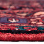 Zanjan Persian Rug 9x5 ft - Semi Antique Medallion (Toranj), Herati (Mahi) Madder Red, Dark Red, Navy Blue Hand Knotted | back view | SKU 112335