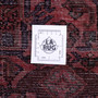 Zanjan Persian Rug 6'7" x 4'1" - Semi Antique Medallion Navy Blue, Crimson Hand Knotted | full view | SKU 112344