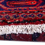 Zanjan Persian Rug 7x4 ft - Semi Antique Medallion (Toranj), Herati (Mahi) Crimson, Navy Blue, Madder Red Hand Knotted | pile detail | SKU 112388