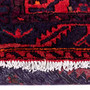 Zanjan Persian Rug 7x4 ft - Semi Antique Medallion Navy Blue, Crimson Hand Knotted | pile detail | SKU 112389