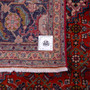 Tabriz Persian Rug 11'6" x 8'2" - Semi Antique Medallion Red, Cream Hand Knotted | full view | SKU 112406